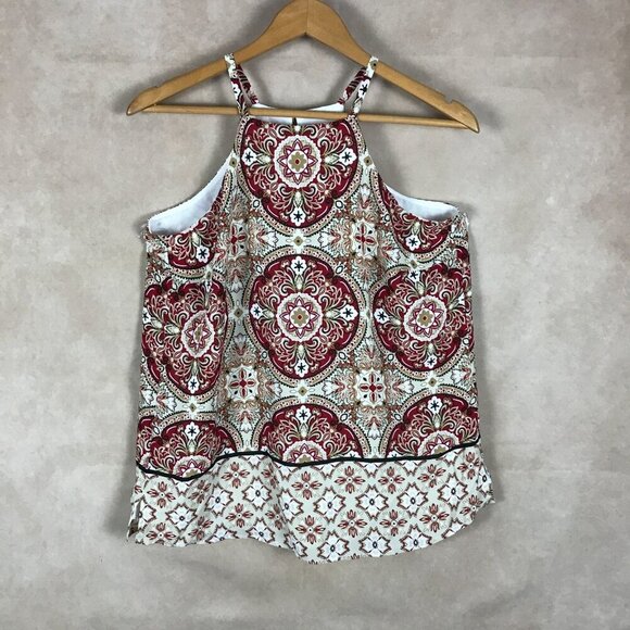 INC 'Aquatic Paisley' Printed Halter Top NWT 8 Petite - Picture 12 of 12